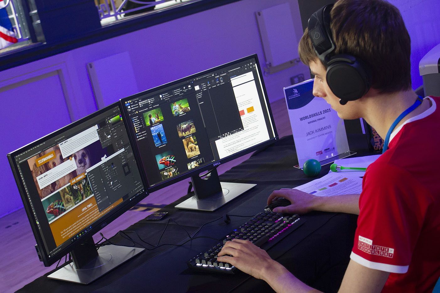 Picture of me at the national finals.